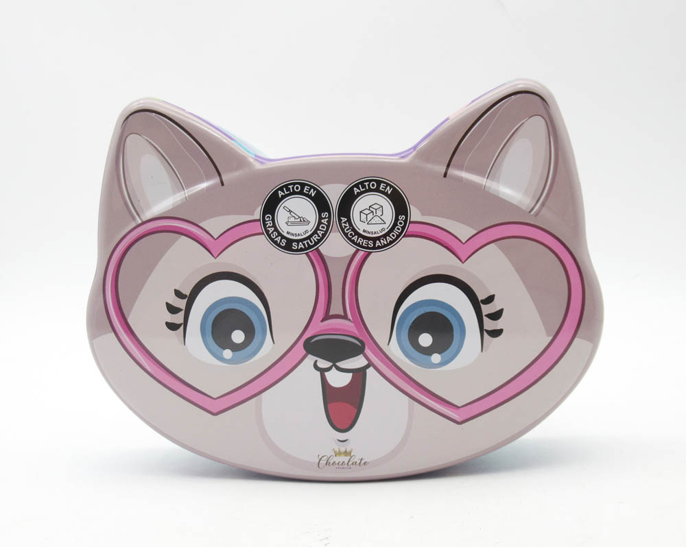 Cat tin box